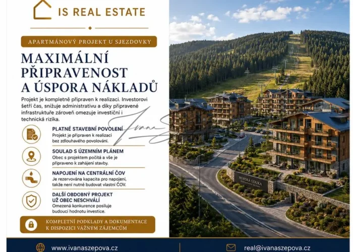 „Developerský projekt připravený ke startu – stavební povolení již vyřízeno“.